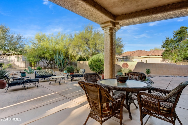 view of patio / terrace