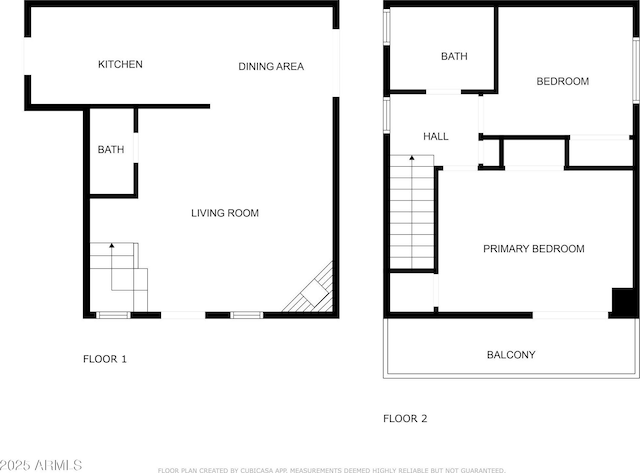 10424 N 7th Pl Unit 2, Phoenix, AZ 85020 - floor plan / room layout