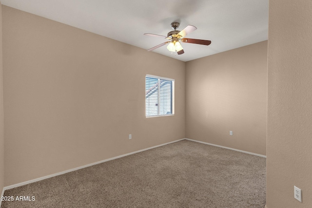 7101 W Beardsley Rd Unit 1502, Glendale, AZ 85308 - carpeted empty room with ceiling fan and baseboards