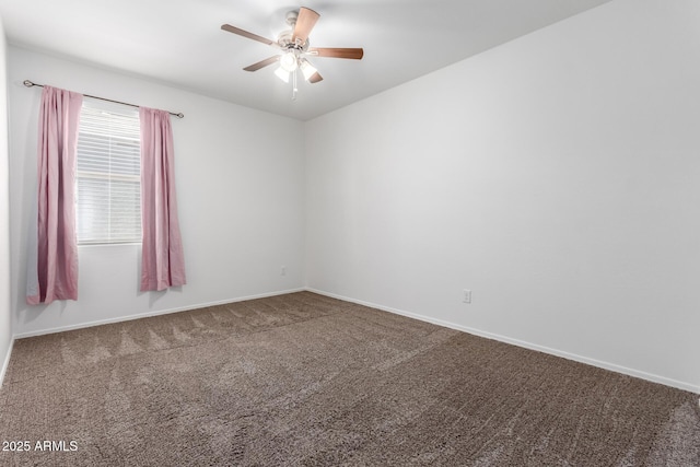 28259 N Chalcocite St, San Tan Valley, AZ 85143 - carpeted empty room featuring a ceiling fan and baseboards