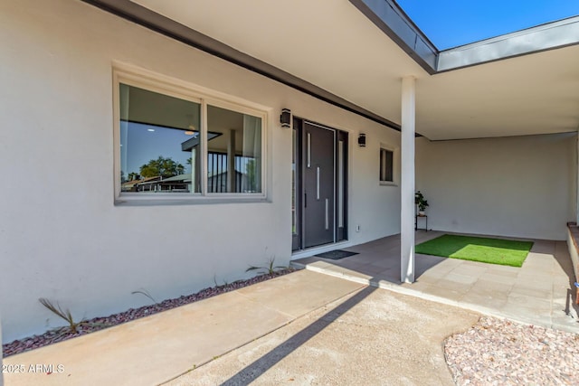 view of entrance to property