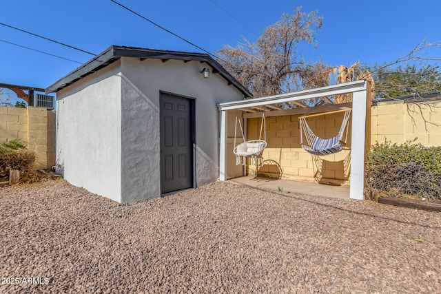 view of outbuilding