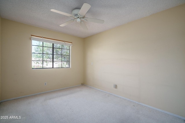 6101 E Beck Ln, Scottsdale, AZ 85254 - unfurnished room with a textured ceiling, carpet floors, and a ceiling fan