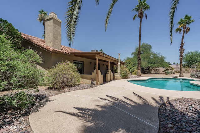 6101 E Beck Ln, Scottsdale, AZ 85254 - view of swimming pool with a patio and a fenced backyard