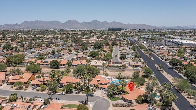 6101 E Beck Ln, Scottsdale, AZ 85254 - aerial view of residential area with a mountainous background