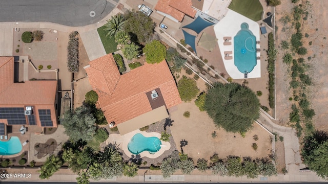 6101 E Beck Ln, Scottsdale, AZ 85254 - bird's eye view of a pool area