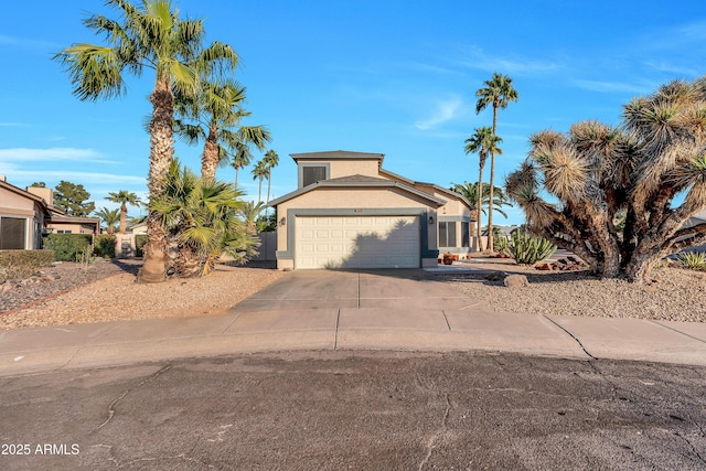 ranch-style house with a garage