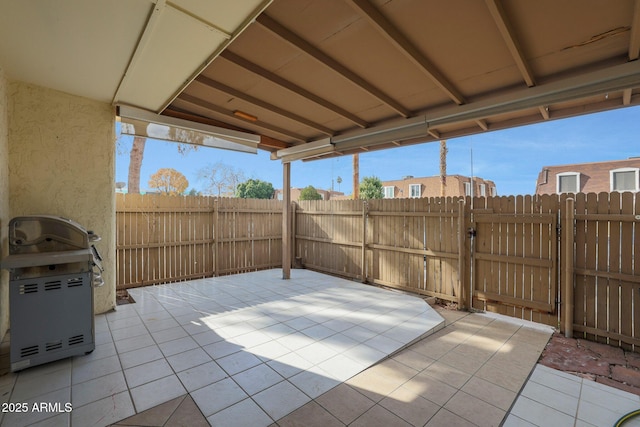 view of patio / terrace with grilling area