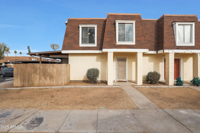 view of townhome / multi-family property