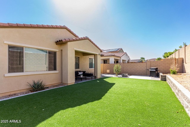 20496 W Valley View Dr, Buckeye, AZ 85396 - view of yard with an outdoor hangout area and a patio area