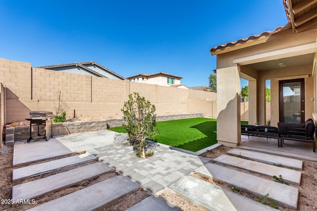20496 W Valley View Dr, Buckeye, AZ 85396 - fenced backyard with a patio
