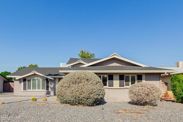 view of ranch-style home