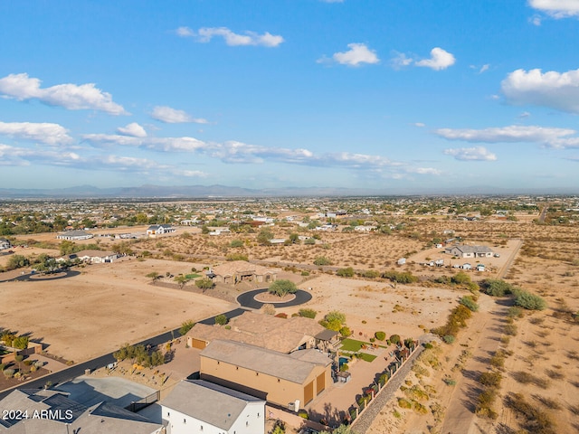 bird's eye view featuring a mountain view