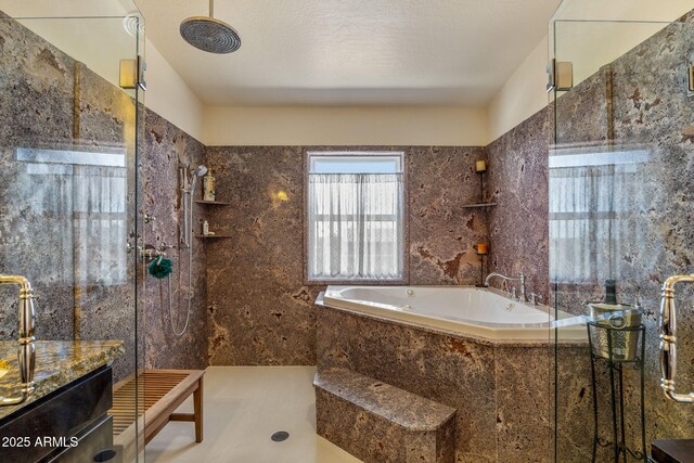 2335 Voyager Cir, Overgaard, AZ 85933 - full bathroom featuring a bath and a walk in shower