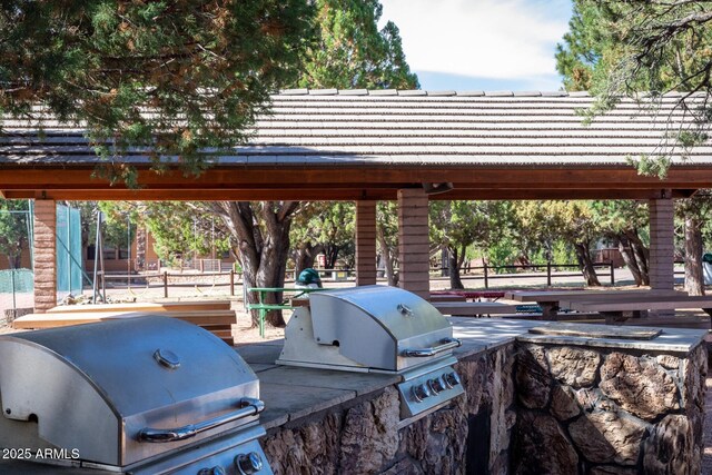 2335 Voyager Cir, Overgaard, AZ 85933 - view of patio / terrace featuring a gazebo