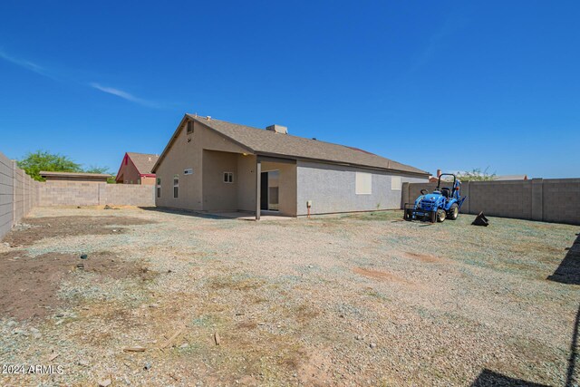 view of rear view of property