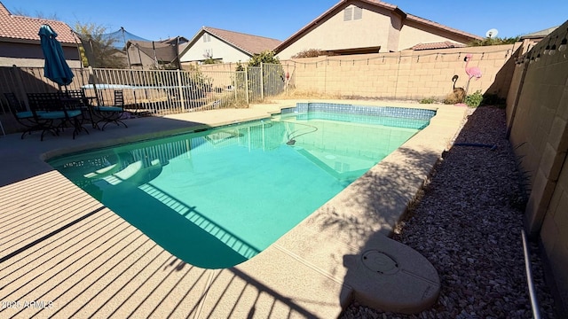 view of pool