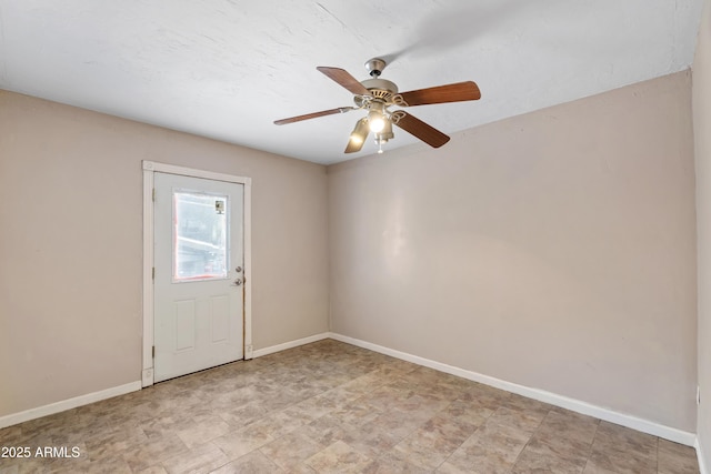 1749 W Monterosa St, Phoenix, AZ 85015 - unfurnished room featuring a ceiling fan and baseboards