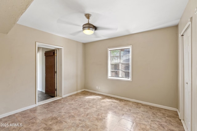 1749 W Monterosa St, Phoenix, AZ 85015 - unfurnished bedroom featuring a closet and ceiling fan