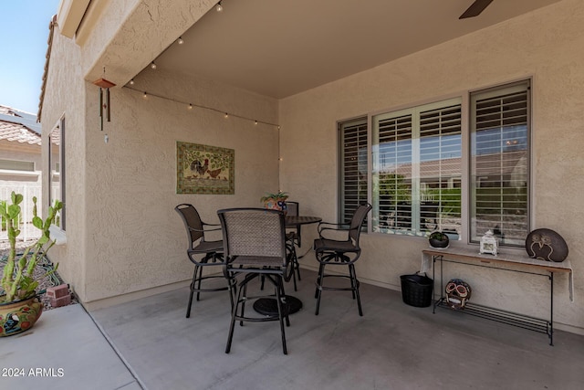 view of patio / terrace with outdoor dining space