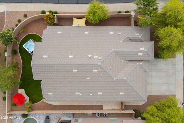 drone / aerial view