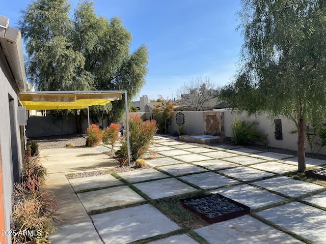 view of patio