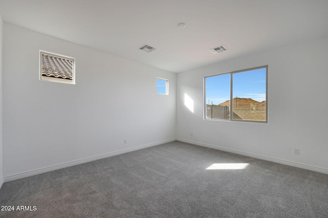 empty room featuring carpet