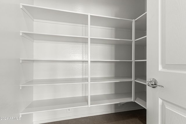 view of storage area