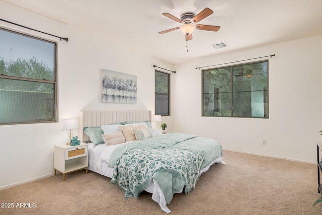3622 E Sparrow Pl, Chandler, AZ 85286 - carpeted bedroom with baseboards and ceiling fan