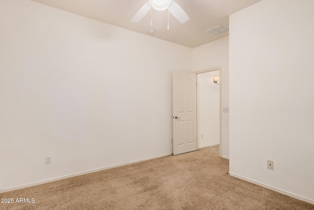 3622 E Sparrow Pl, Chandler, AZ 85286 - carpeted spare room featuring ceiling fan and baseboards