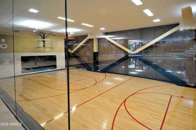 view of sport court with community basketball court