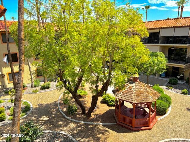 view of home's community featuring a gazebo