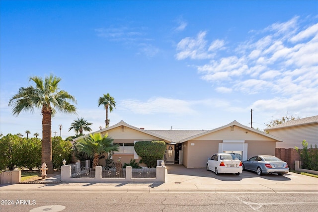 view of front of home