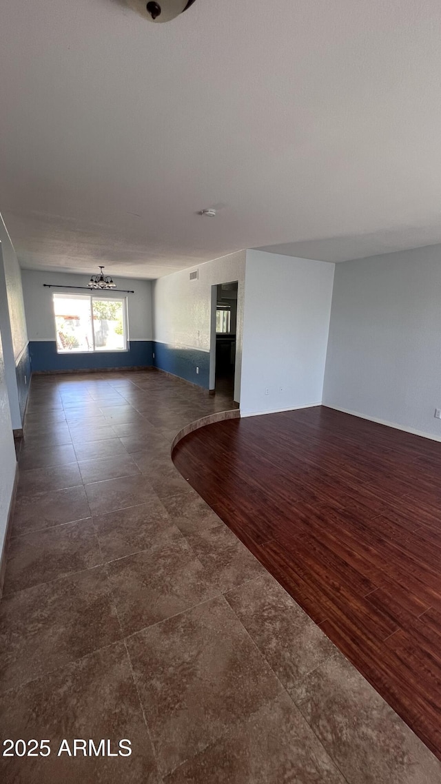 view of unfurnished living room