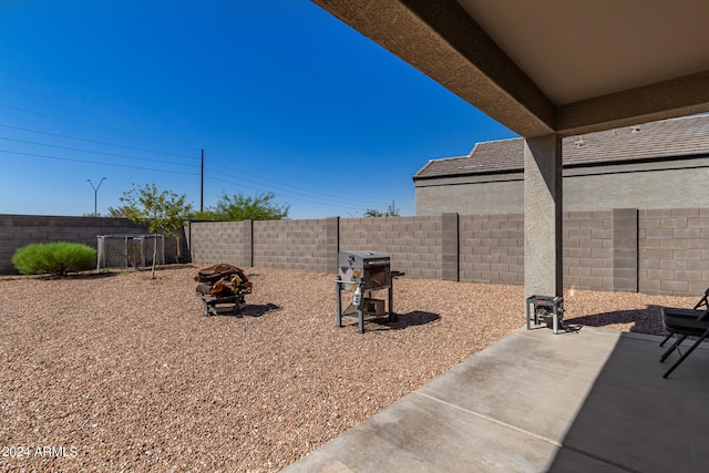 exterior space featuring a patio