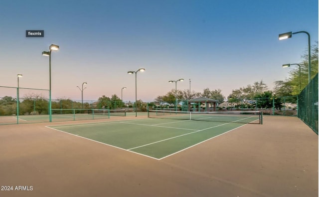 view of tennis court