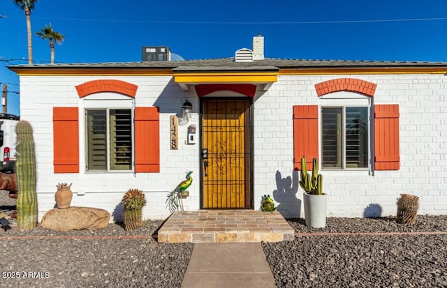 view of front of home