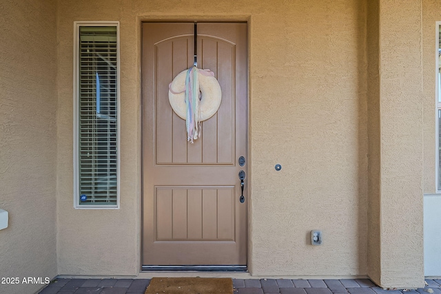 3925 E Elmwood St, Mesa, AZ 85205 - view of exterior entry with stucco siding