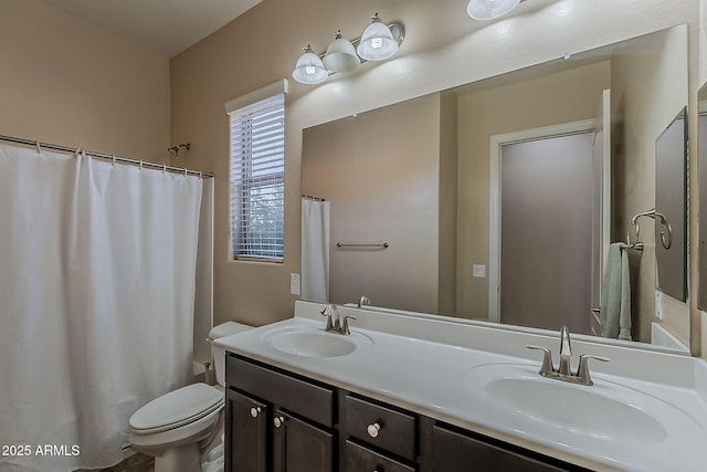 3925 E Elmwood St, Mesa, AZ 85205 - full bathroom with double vanity and toilet