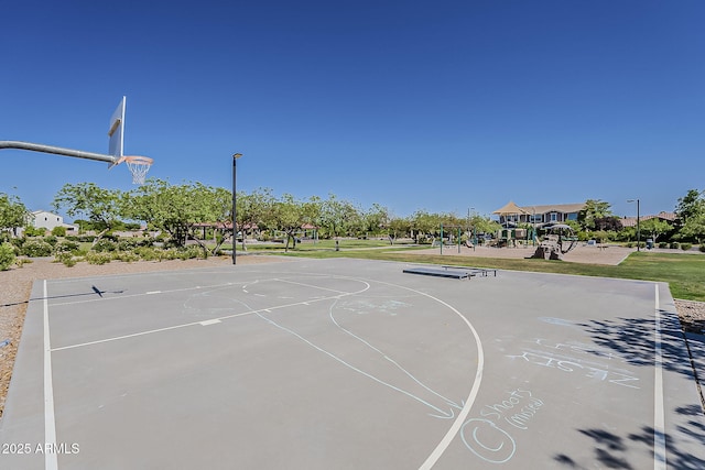 3925 E Elmwood St, Mesa, AZ 85205 - view of sport court with community basketball court
