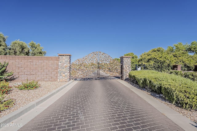 3925 E Elmwood St, Mesa, AZ 85205 - view of road featuring a gate and curbs