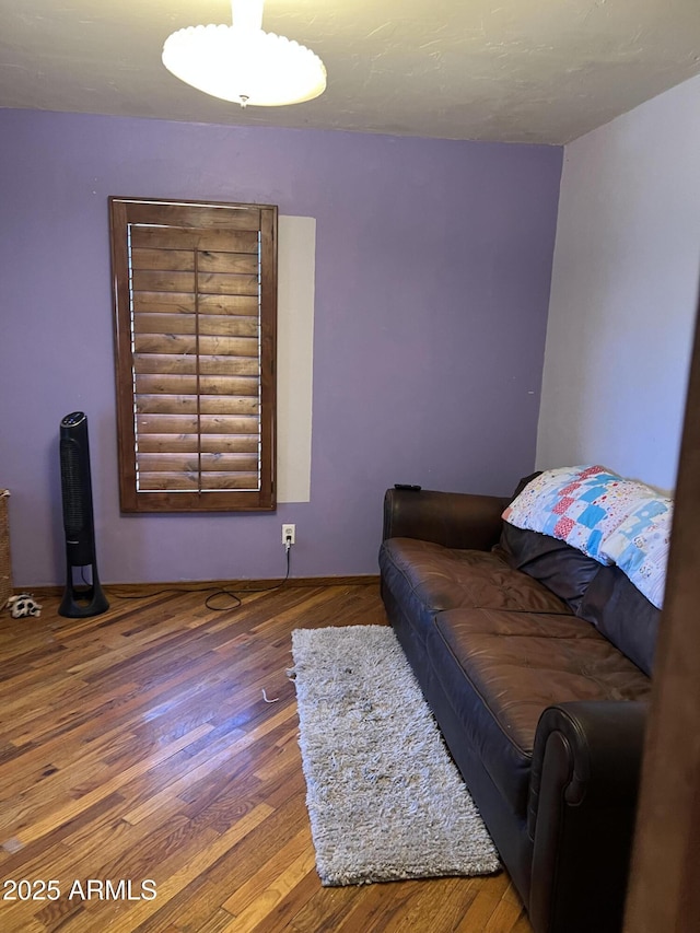 living room featuring wood finished floors