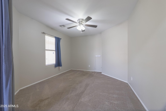 41388 W Hopper Dr, Maricopa, AZ 85138 - carpeted spare room featuring ceiling fan and baseboards