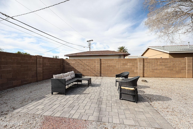 view of patio / terrace with outdoor lounge area