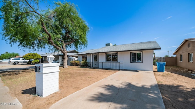 view of ranch-style house