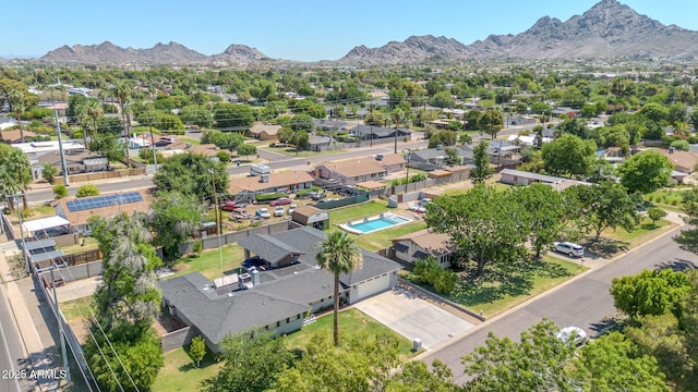 1208 E Tuckey Ln, Phoenix, AZ 85014 - aerial perspective of suburban area with mountains