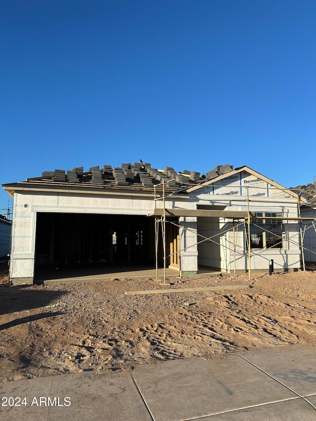 view of property in mid-construction