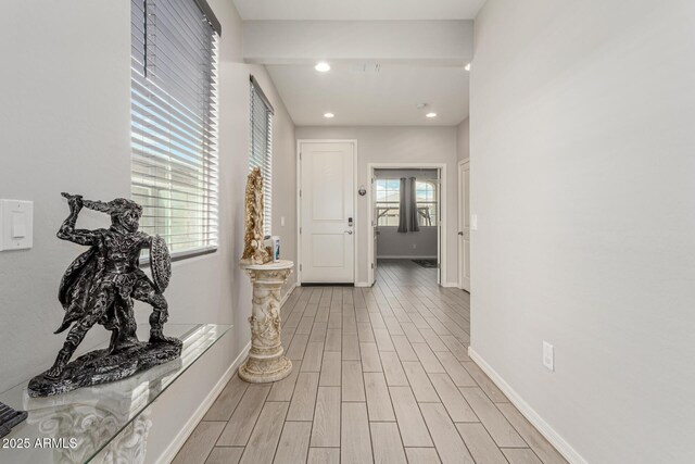 12357 W Whyman Ave, Avondale, AZ 85323 - hall featuring baseboards, recessed lighting, and light wood-style floors