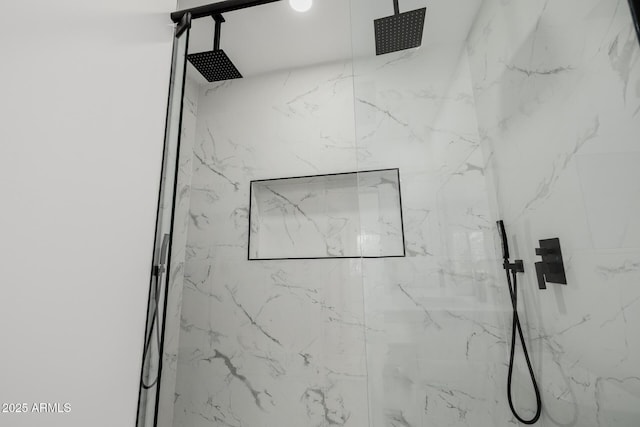 7710 E Gainey Ranch Rd E Unit 115, Scottsdale, AZ 85258 - bathroom view of a marble finish shower