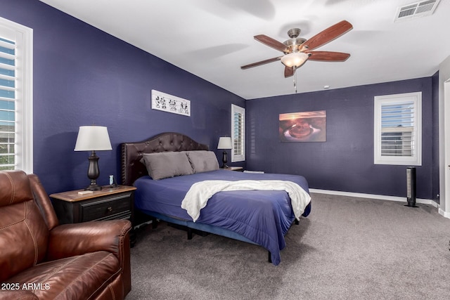 40913 W Williams Way, Maricopa, AZ 85138 - carpeted bedroom with baseboards and a ceiling fan